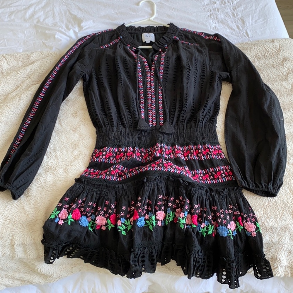 Misa Los Angeles black dress